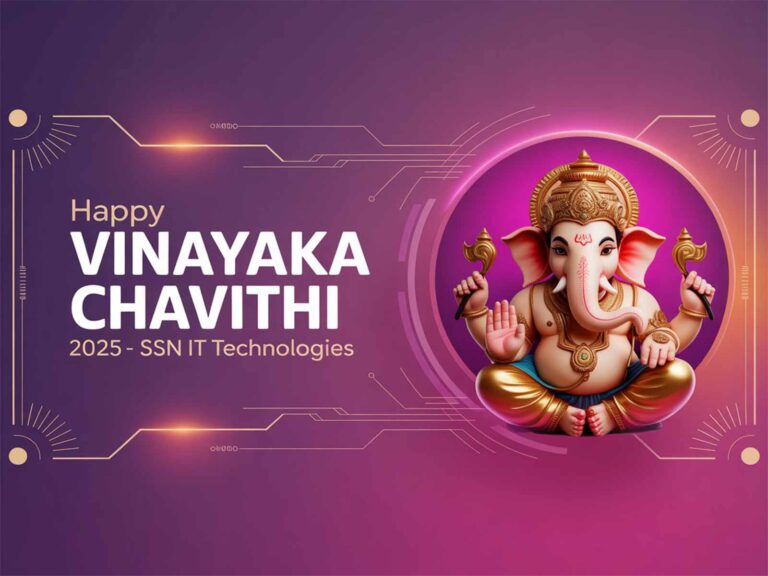 Happy Vinayaka Chavithi 2025 – SSN IT Technologies Wishes